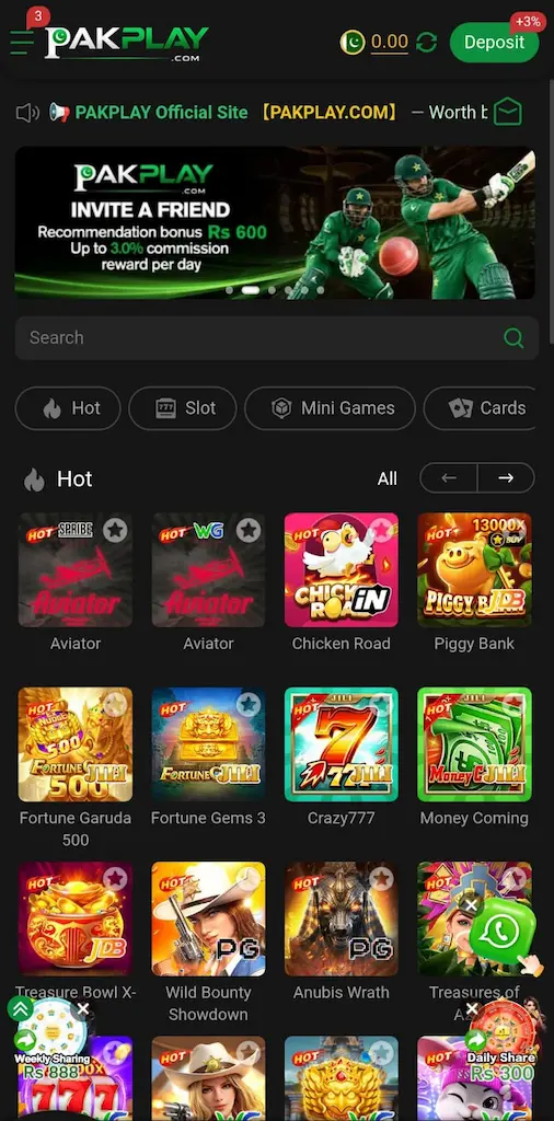 Pak Play Game